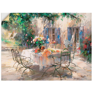 Artland Artprint Schaduw tuin als artprint op linnen, poster, muursticker in verschillende maten