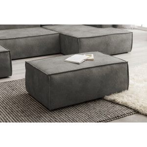 Home affaire Hocker SHERWOOD, gestoffeerde hocker beschikbaar in 3 stofsoorten