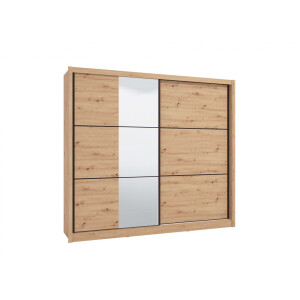 INOSIGN Schuifdeurkast Navara kledingkast met spiegel linnenkast garderobe Kledingkast met spiegel, FSC-gecertificeerd, 242,5x215,5x61cm