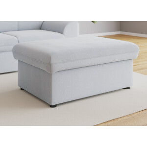 DOMO collection Hocker Topmatras met golfvering, op kunststof glijders