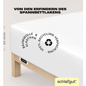 Schlafgut Hoeslaken EASY jersey elastaan boxspring (1 stuk)
