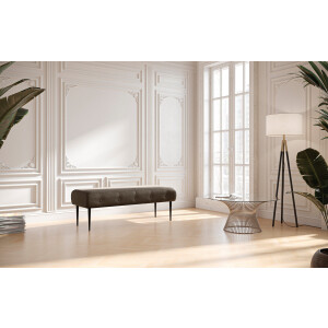 Places of Style 2-zitsbank Amber met capitonnage, in verschillende stofsoorten