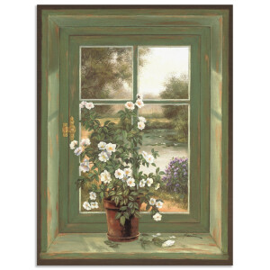 Artland Artprint De mooie in rood als artprint op linnen, poster, muursticker in verschillende maten