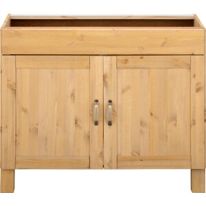 Home affaire Gootsteenkast Alby Breedte 100 cm, 2 vakken