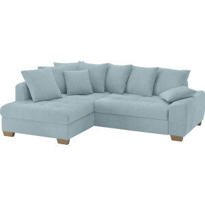 Mr. Couch Hoekbank Nikita II, L-vorm, tot 140kg per zitplaats belastbaar met koudschuim bekleding, optioneel met bed en bedlade