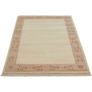 LUXOR living Wollen kleed ADOUR zuivere wol, met de hand geknoopt, met randdessin en franje, woonkamer