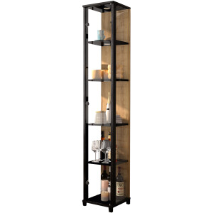 fif möbel Vitrinekast OPTIMA Standvitrine, vitrinekast, glazen vitrine, verzamelvitrine