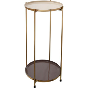 Kayoom Bijzettafel Art Deco 1025, bijzettafel van metaal, functioneel en stabiel (1 stuk)