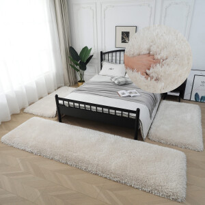 Guido Maria Kretschmer Home&Living Set slaapkamerkleedjes Micro exclusieve tapijt, zeer hoge pool, zacht door microvezel