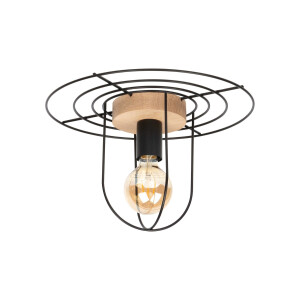 SPOT Light Plafondlamp CHESTER Modern design, van eikenhout en metaal, duurzaam