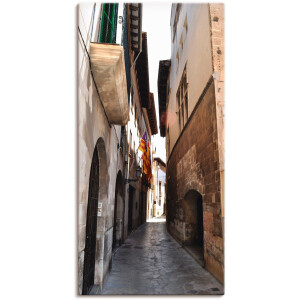 Artland Artprint op linnen Palma de Mallorca gespannen op een spieraam