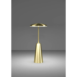 EGLO Tafellamp Piccola dimmbare nachttafellamp, metaal in messing, lamp voor balkon, ip54 (1 stuk)