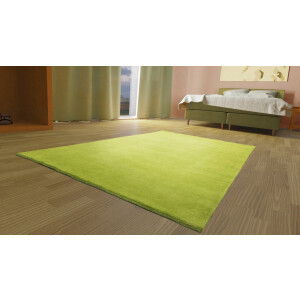 morgenland Wollen kleed Uni - Gabbeh tapijt - Softy Gabbeh look, uni kleuren, 100% wol, zeer zachte pool, woonkamer