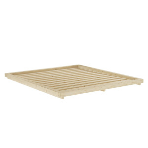 Karup Bedframe DOCK BED, futonbed, massief houten bed, bed zonder matras Bed met lattenbodem, van FSC gecertificeerd grenen, meerdere maten