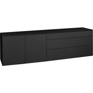 Mäusbacher Tv-meubel Imola BESTSELLER! Lowboard met glasfront en glazen bovenblad