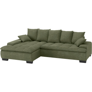 Mr. Couch Hoekbank Haiti II, L-vorm met koudschuim bekleding, optioneel met bed en bedlade