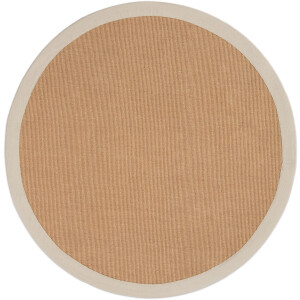 carpetfine Sisalkleed Sisal met gekleurd randdessin, antislip achterzijde