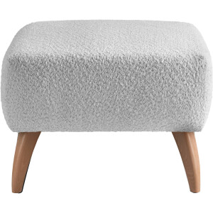 INOSIGN Hocker Colori Kleur houten poten naar keuze, verschillende stoffen, hoogwaardige stof