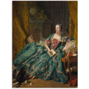 Artland Artprint Afbeelding van Marquise de Pompadour. 1756 als artprint op linnen, poster in verschillende formaten maten