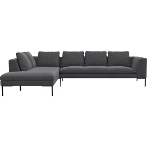 FLEXLUX Hoekbank Loano, super comfortabel zitcomfort door koudschuim in de zitting, L-vorm