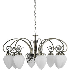 SPOT Light Kroonluchter Bossa Kroonluchter van metaal en glas voor de woon- en eetkamer (1 stuk)