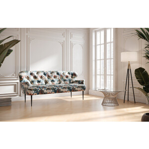 Places of Style 3-zitsbank Amber met capitonnage, in verschillende stofsoorten