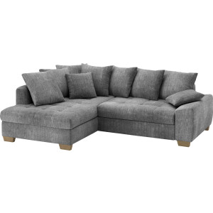 Mr. Couch Hoekbank Nikita II, L-vorm, tot 140kg per zitplaats belastbaar met koudschuim bekleding, optioneel met bed en bedlade