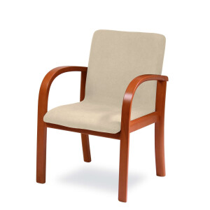 Home affaire Eetkamerstoel LINA707 Extra-comfort, vlekbestendig weefsel, massief hout (1 stuk)