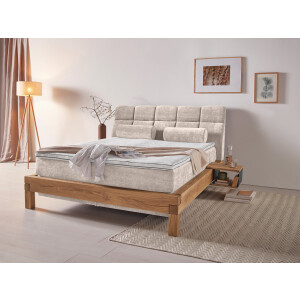Home affaire Boxspring Villads Ligoppervlak: 160x200 cm van balkeiken, inside-boxspringonderbouw