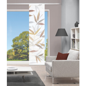 HOME in green Paneelgordijn RANDOW SET DIGITALE PRINT, BAMBOELOOK GERECYCLED (1 stuk)