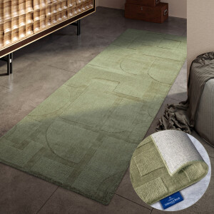 Villeroy & Boch Wollen kleed Alexis Handgeweven, wol, natuur, woonkamer, geometrie, boho, design