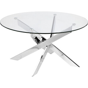 Leonique Salontafel Luzie verschillend onderstel (in chroom en zwart), breedte 80 cm