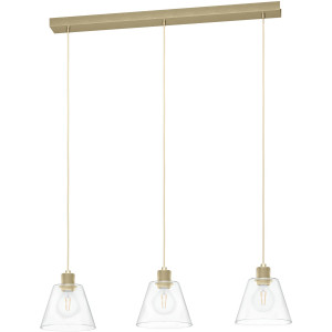 EGLO Hanglamp COPLEY Hanglamp in goudkleurig van staal, alu - excl. E27 - 40W (1 stuk)