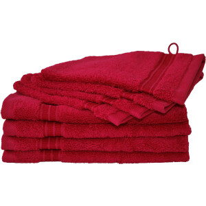 Dyckhoff Handdoekenset Siena in mooie effen kleuren (set, 8-delig)