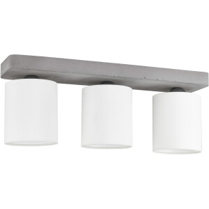SPOT Light Plafondlamp Gentle Lampenkap van waardevolle stof, echt beton - met de hand gemaakt (1 stuk)