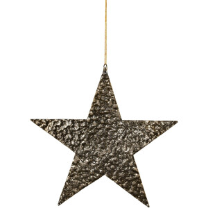 Creativ deco Sierster Kerstster, kerstversiering van aluminium, hangdecoratie, 3-delige set, ø ca. 27 cm (3 stuks)