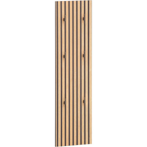 Schildmeyer Kapstok Katta, breedte 24 cm Akoestische plaatlook, kledinghaken van metaal