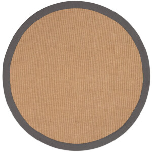 carpetfine Sisalkleed Sisal met gekleurd randdessin, antislip achterzijde