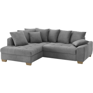 Mr. Couch Hoekbank Nikita II, L-vorm Keuze met bedfunctie, bedlade & RGB-LED-verlichting