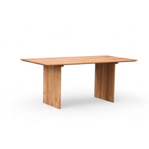 Home affaire Eettafel Waldhain keukentafel, houten wangframe, massief gewild eikenhout, geolied