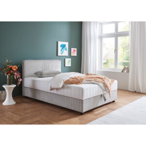 ATLANTIC home collection Bed Corinna Boxspring bed incl. opbergruimte, ribfluweel, verkrijgbaar in verschillende breedtes