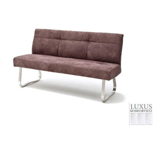 MCA furniture Bank Talena met een roestvrijstalen frame, in twee kleurvarianten en twee breedtes