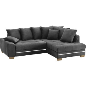 Mr. Couch Hoekbank Nikita II, L-vorm met koudschuim, rgb-led, geluidssysteem, optioneel met bed, bedlade