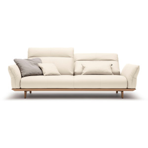 Hülsta Sofa 3,5-zitsbank Hs.460 Onderstel in eiken, poten in natuurlijk eiken, breedte 228 cm