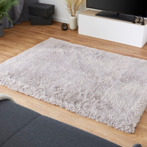 Andiamo Vloerkleed Alpa Uni kleuren, microvezel, bijzonder zacht & knuffelig, slaapkamer