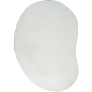 Bruno Banani Hoogpolig vloerkleed Rabbit 2 Bean, kunstbont tapijt, modern, bijzondere vorm Konijnenbont-grip, microvezel, woonkamer, slaapkamer, eetkamer