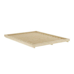 Karup Bedframe DOCK BED, futonbed, massief houten bed, bed zonder matras Bed met lattenbodem, van FSC gecertificeerd grenen, meerdere maten