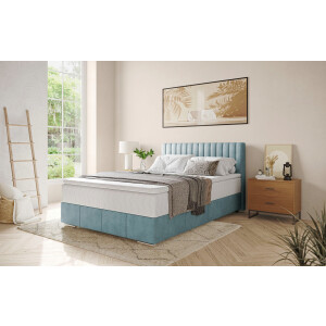 Mr. Couch Boxspring Thor met bedbodem, incl. matras, topverkoper Topmatras en sierkussen, in verschillende hardheden beschikbaar