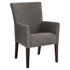 Home affaire Eetkamerstoel King Gestoffeerde stoel, fauteuil, massief houten frame