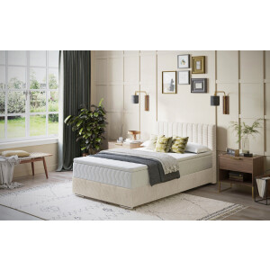 Mr. Couch Boxspring Thor met bedbodem, incl. matras, topverkoper Topmatras en sierkussen, in verschillende hardheden beschikbaar